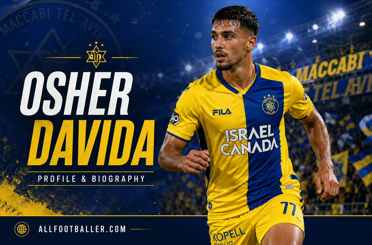 Osher Davida Profile: Age, Height, Wife, Girlfriend, Family, Career Stats, Net Worth, FIFA World Cup 2026 & Biography
