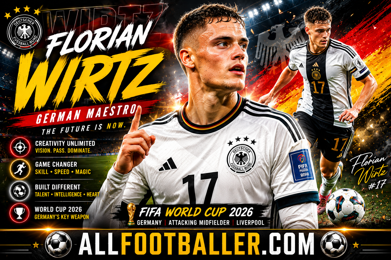 Florian Wirtz Profile: Age, Height, Wife, Girlfriend, Family, Career Stats, Net Worth, FIFA World Cup 2026 & Biography