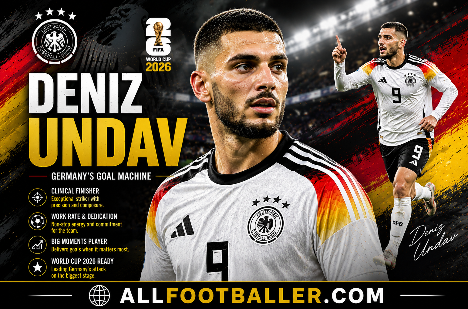 Deniz Undav Profile: Age, Height, Wife, Girlfriend, Family, Career Stats, Net Worth, FIFA World Cup 2026 & Biography