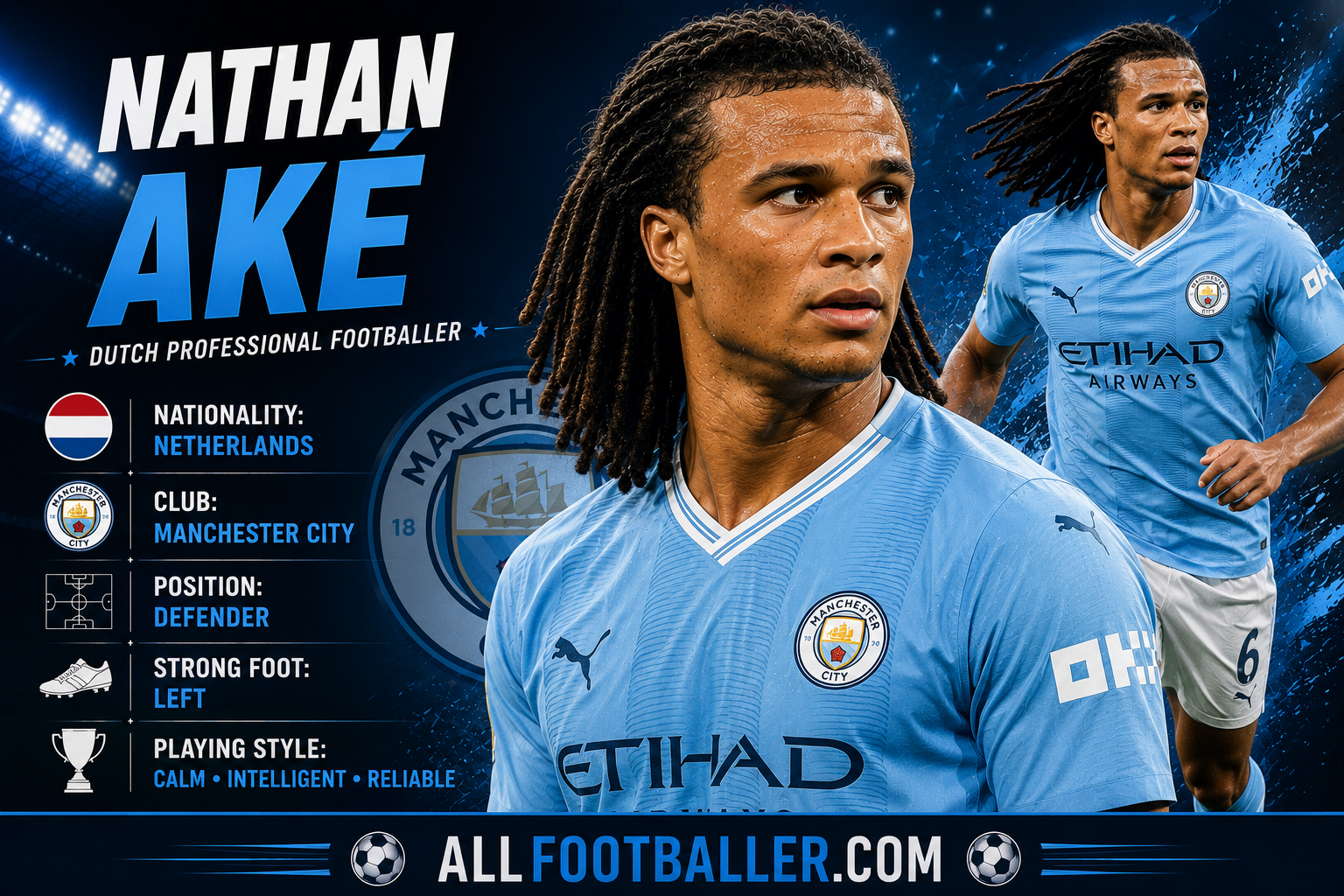 Nathan Aké Profile: Age, Height, Wife, Girlfriend, Family, Career Stats, Net Worth, FIFA World Cup 2026 & Biography