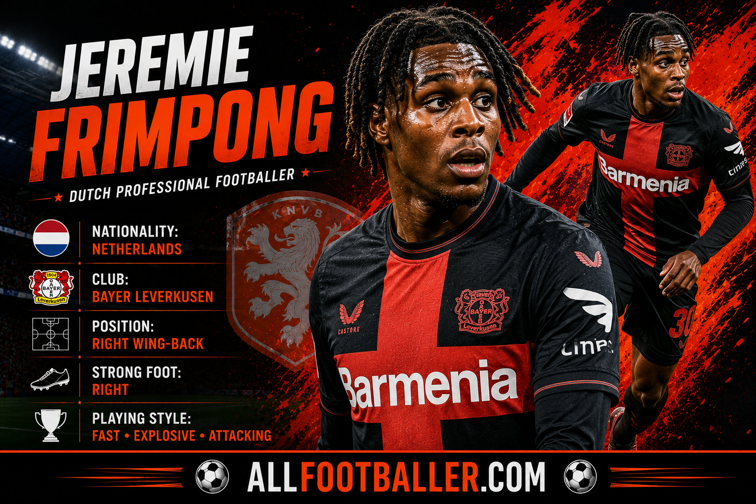 Jeremie Frimpong Profile: Age, Height, Wife, Girlfriend, Family, Career Stats, Net Worth, FIFA World Cup 2026 & Biography