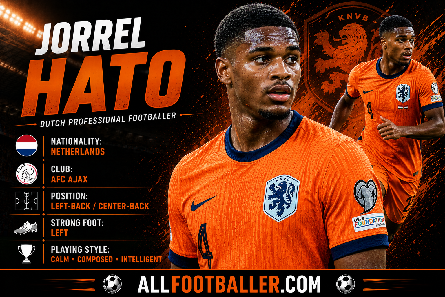 Jorrel Hato Profile: Age, Height, Wife, Girlfriend, Family, Career Stats, Net Worth, FIFA World Cup 2026 & Biography